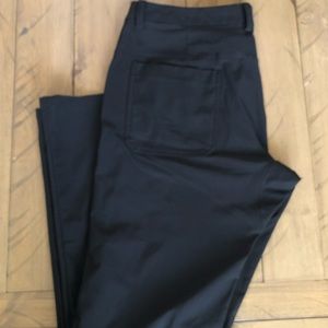 Black abc pants
